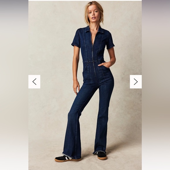 Free People Pants - New Free People Sz Sm We The Free Jayde Flare Jumpsuit